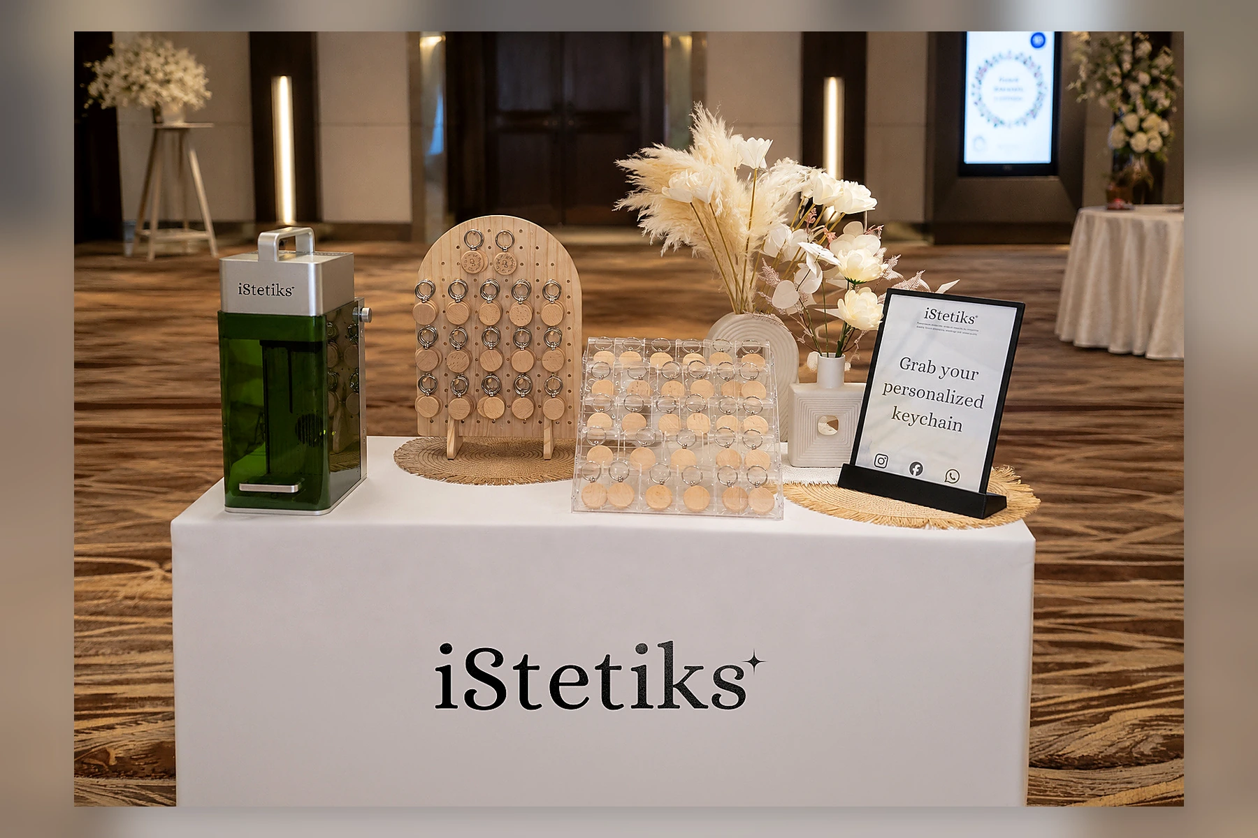 iStetiks live engraving event setup